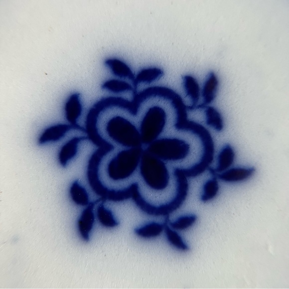 Flow Blue Soup Bowl 9” Excelsior Holland RARE - Picture 7 of 9